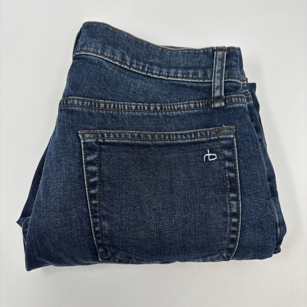 Rag & Bone Mens 29x25 Fit 2 Slim Faded Blue 5 Pocket Design Jeans